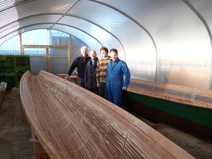 Second hull turned